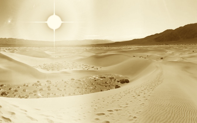 Karbala desert abstract